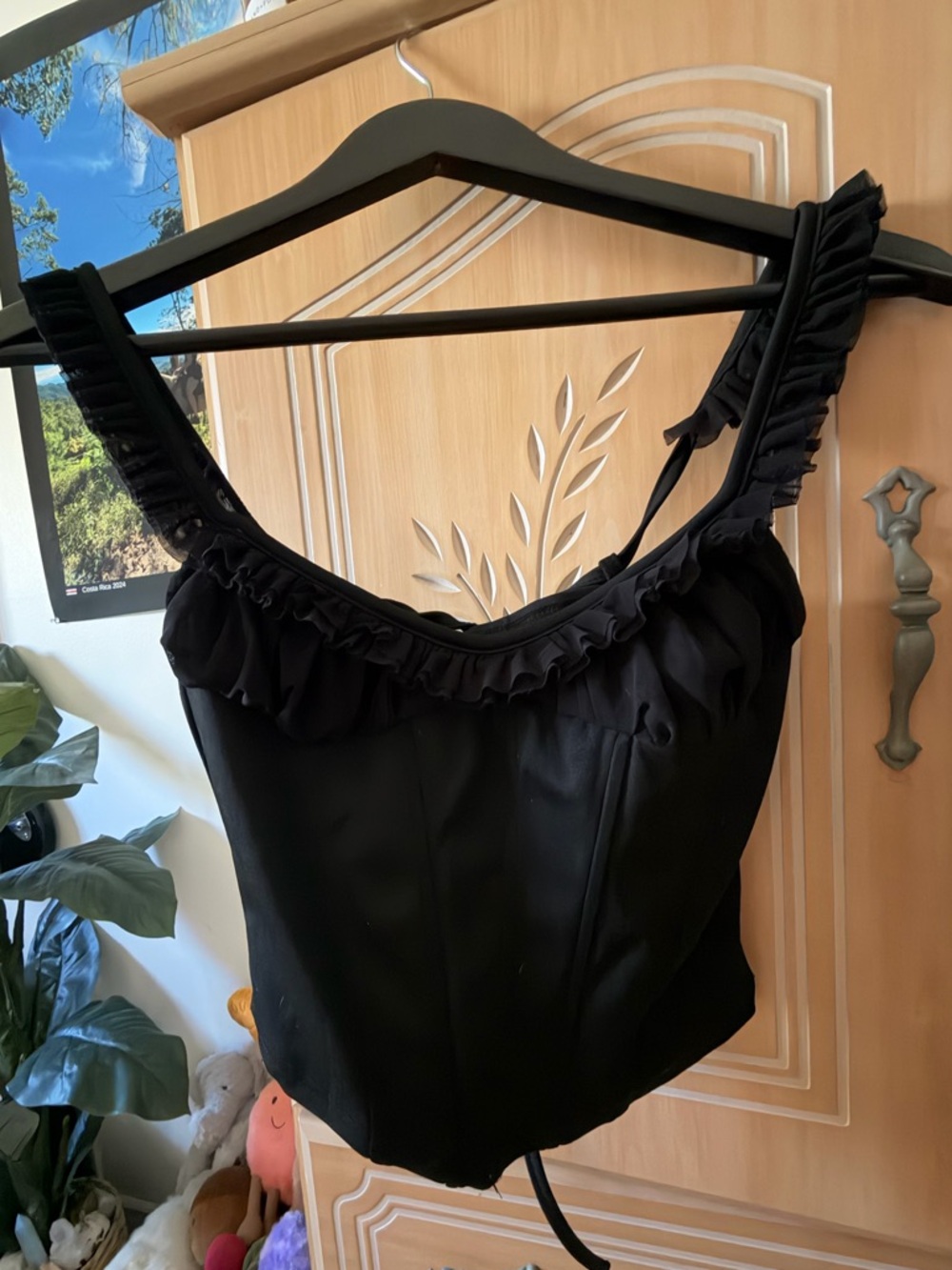 SHEIN Black Crop Top